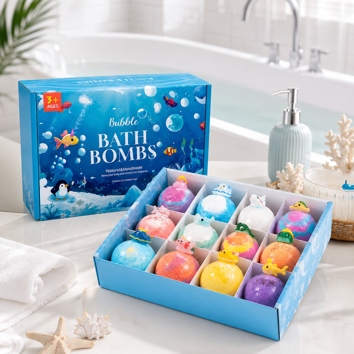 Bath Time Treasure Bombs gift box
