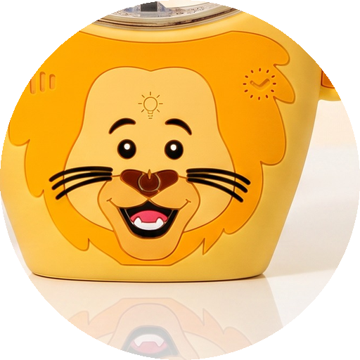 Lion character brush base