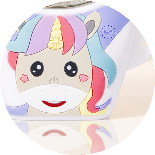 Unicorn character brush base